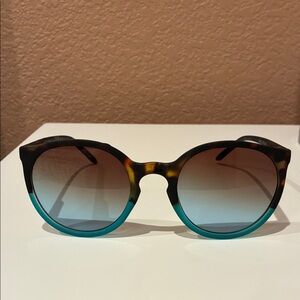 Okkia Italy Tortoise and Teal Sunglasses